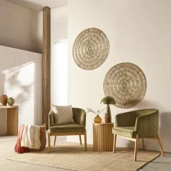 New Bouclair Seagrass Wall Plaque