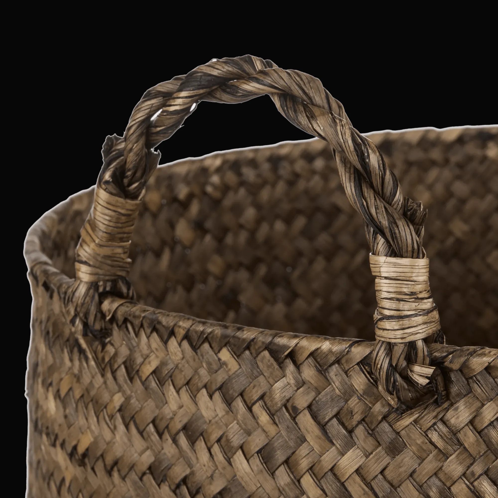 Discount Bouclair Seagrass Woven Basket