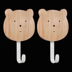 Hot Bouclair Set of 2 Bear Wall Hooks
