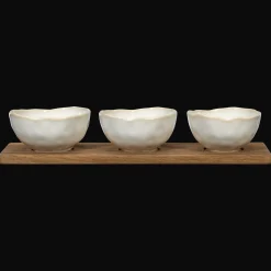 Sale Bouclair Set of 3 Bowls With Tray