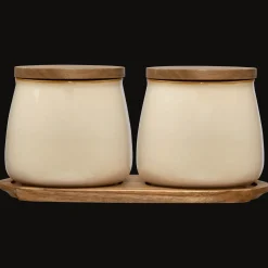 Sale Bouclair Set of 2 Ceramic Jar