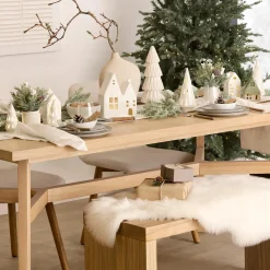 Online Bouclair Set of 2 LED Porcelain Houses