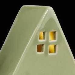 Online Bouclair Set of 2 LED Porcelain Houses