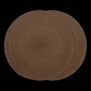 Hot Bouclair Set of 2 Round Placemats