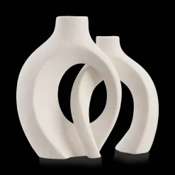 Best Bouclair Set of 2 Speckled Ceramic Table Vase