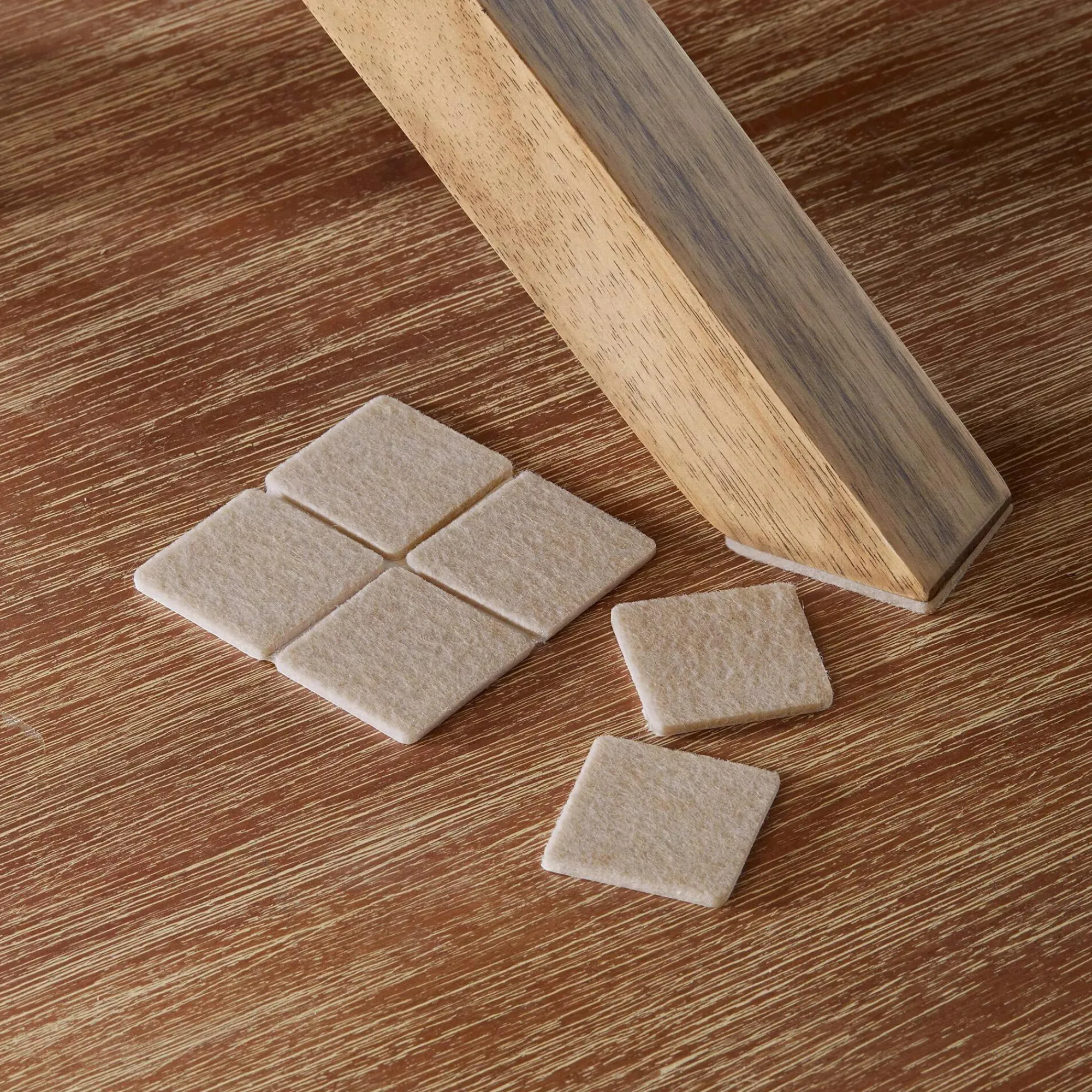 Bouclair Set of 12 Square Felt Floor Protectors