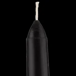 Outlet Bouclair Set of 8 Unscented Tapered Black Candles