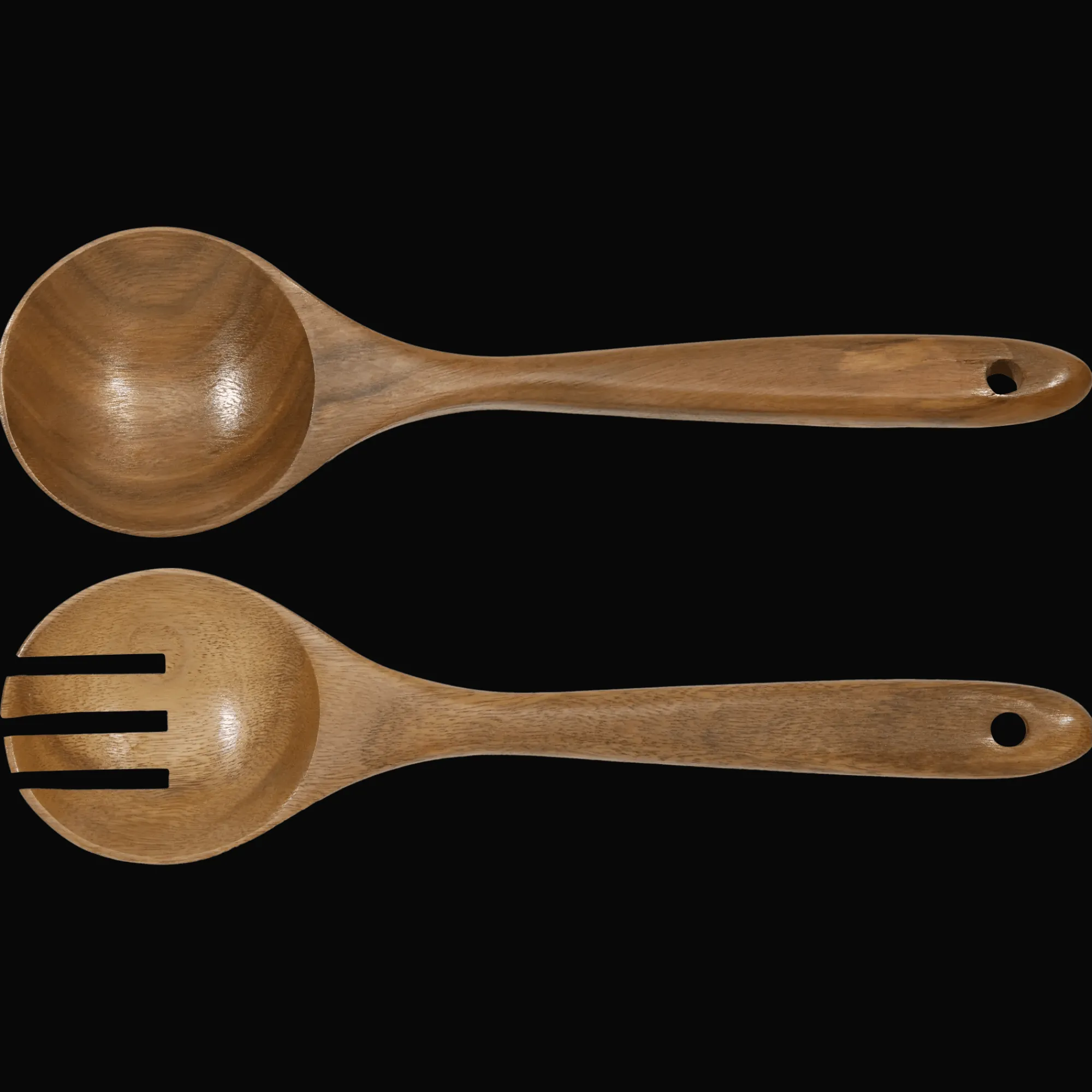 New Bouclair Set of Wood Spoon & Fork