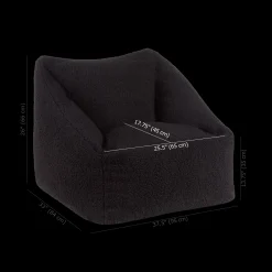 New Bouclair Sherpa Bean Bag Chair
