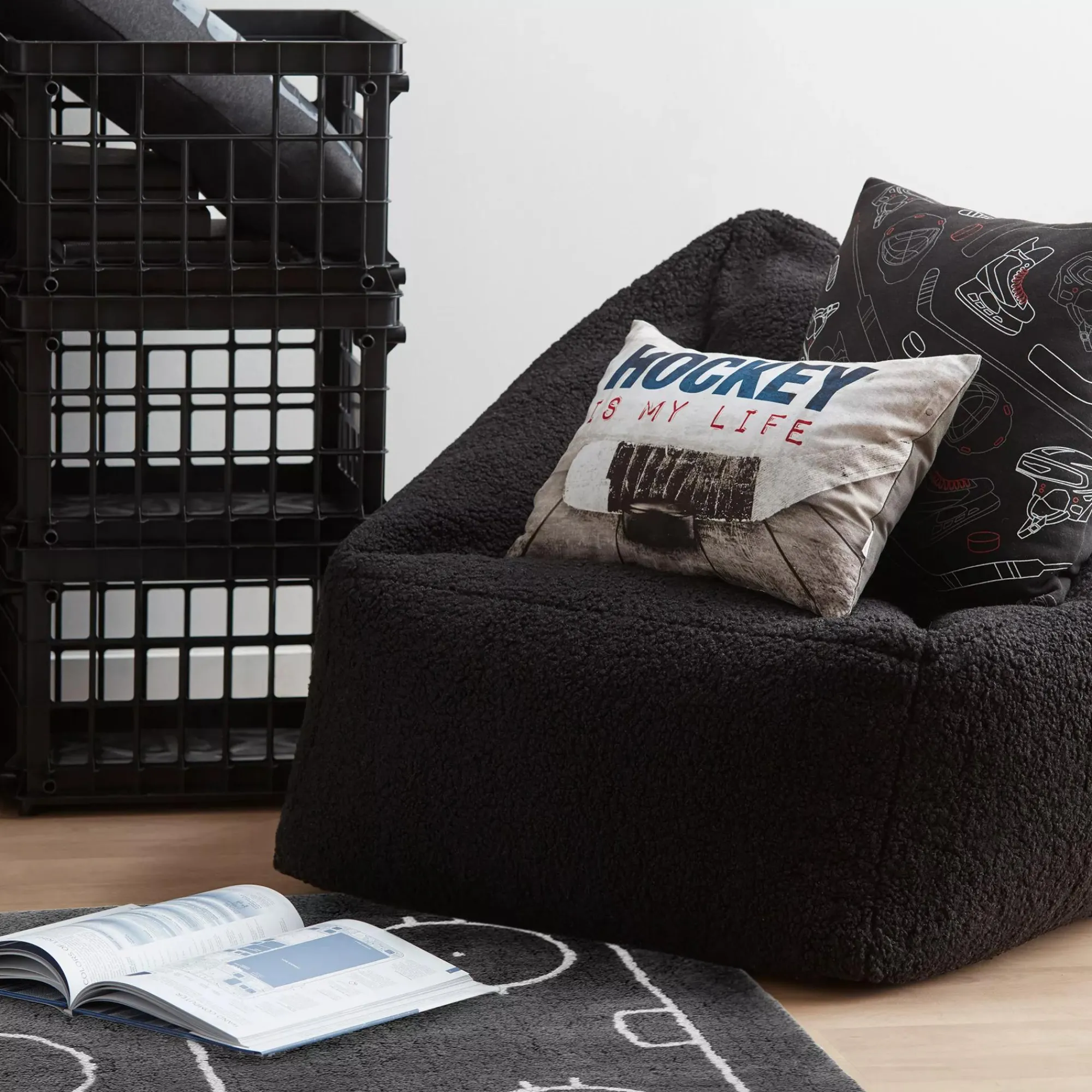 New Bouclair Sherpa Bean Bag Chair