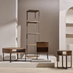 Bouclair Side Table with Drawer