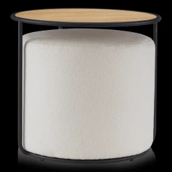 New Bouclair Side Table with Ottoman