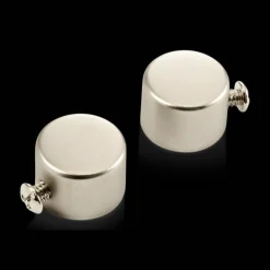 Bouclair Silver Pole End Caps