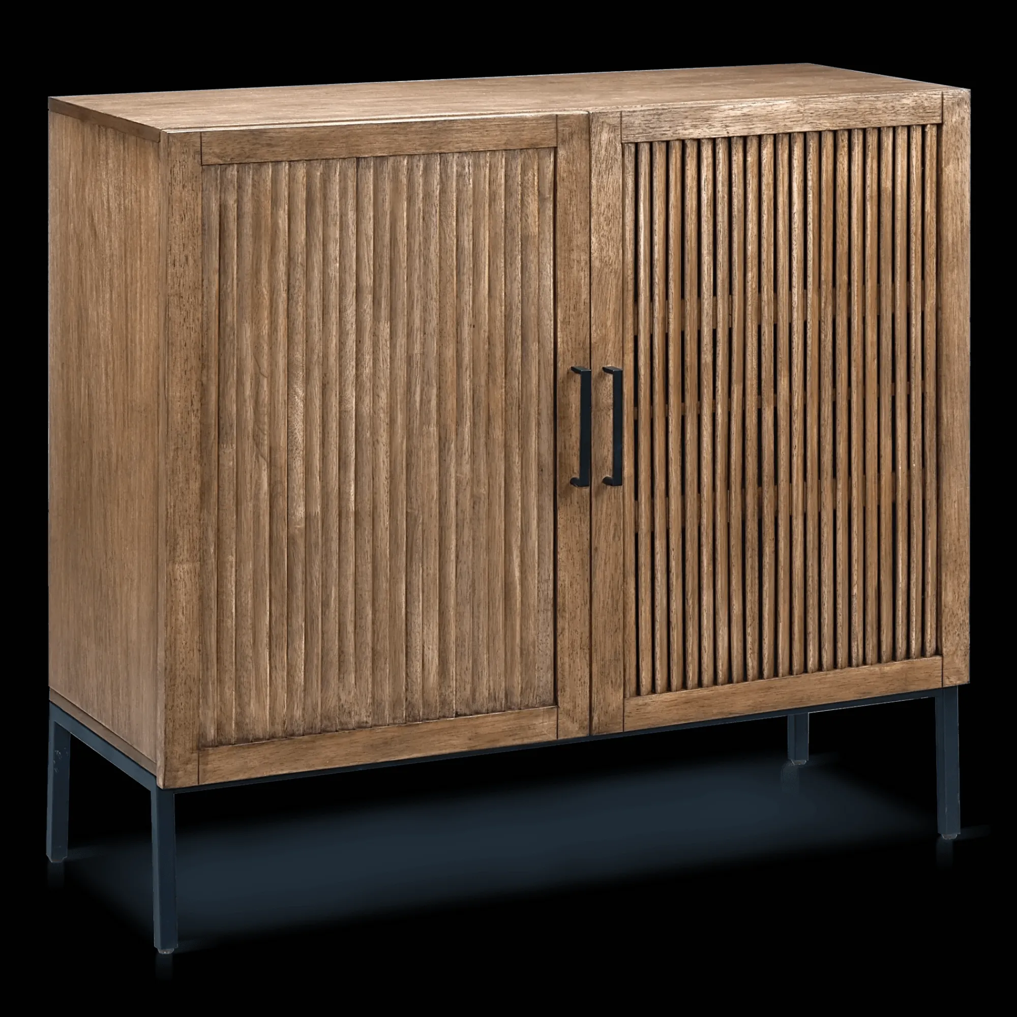 Sale Bouclair Slatted 2-Door Dark Wood Buffet