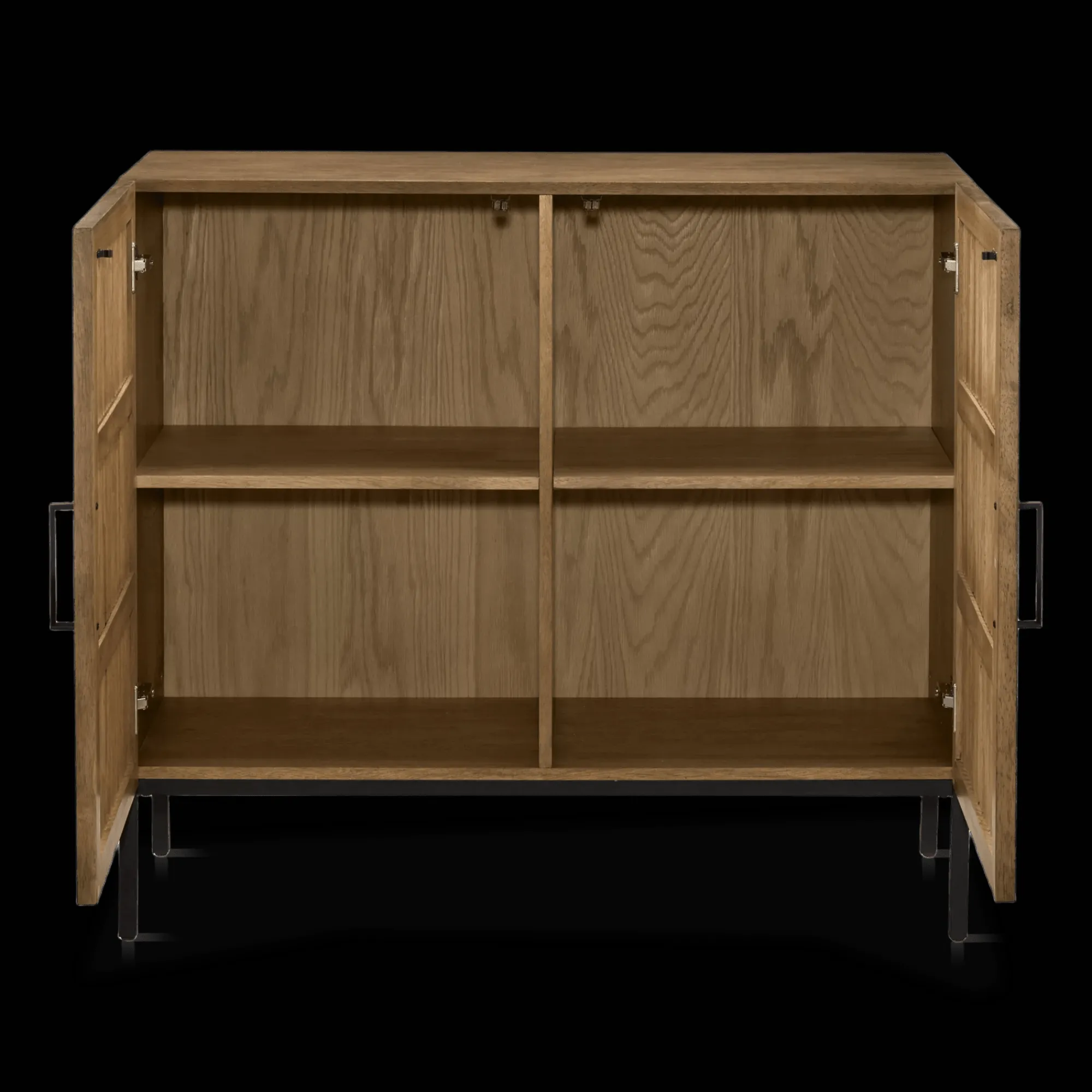 Sale Bouclair Slatted 2-Door Dark Wood Buffet