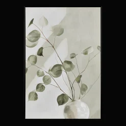 Clearance Bouclair Soft Eucalyptus Framed Art