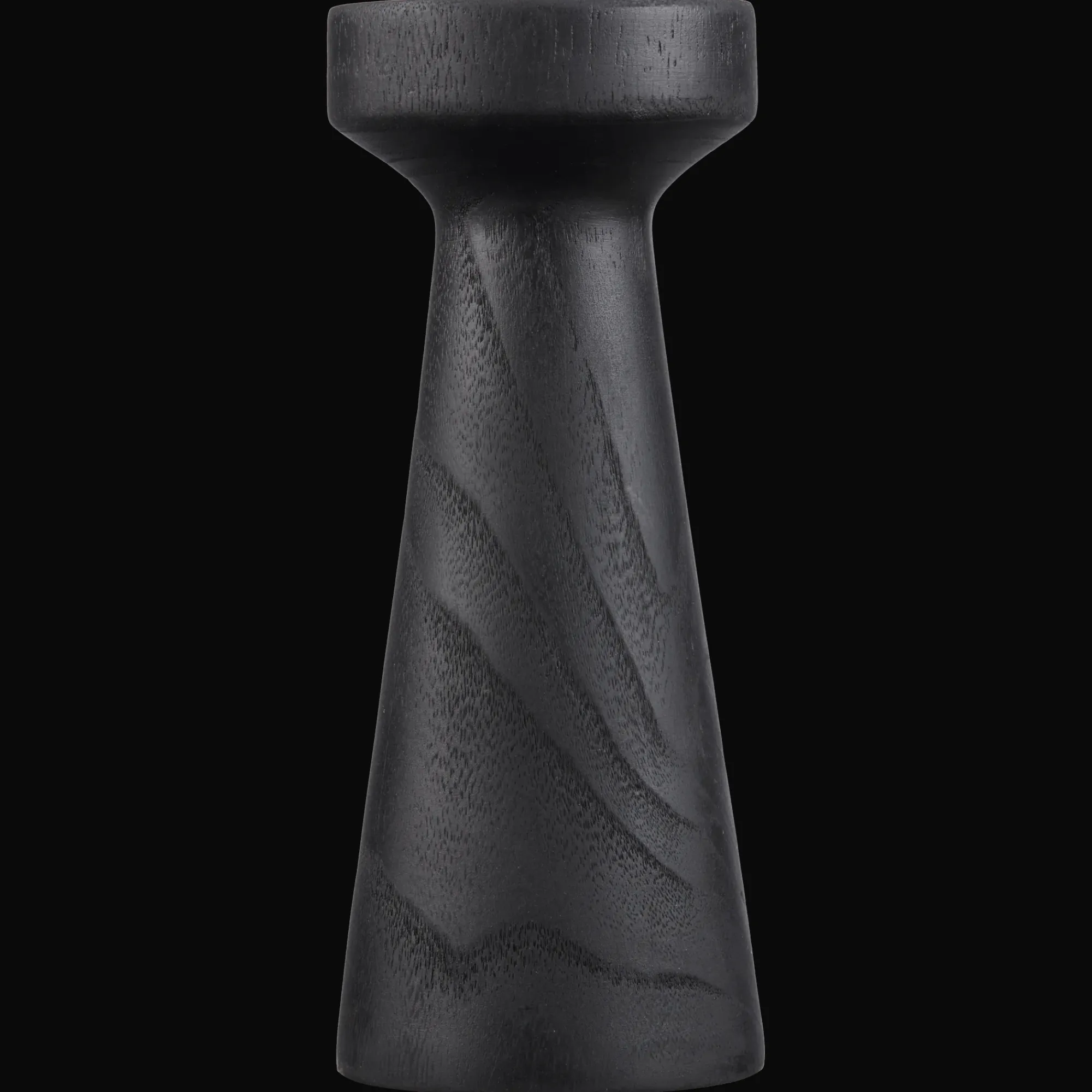 Bouclair Tall Wood Pillar Candle Holder