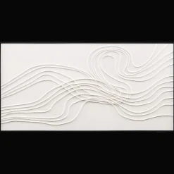 Hot Bouclair Tangled Lines Abstract Framed Art
