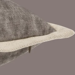 New Bouclair Taupe Beatrice Decorative Lumbar Pillow