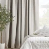 New Bouclair Taupe Chita Back Tab Blackout Curtain