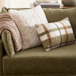 Online Bouclair Taupe Ribba Throw