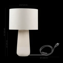 Hot Bouclair 2-Tone Ceramic Table Lamp