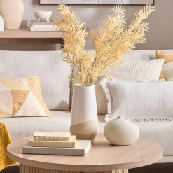 Best Bouclair 2-Tone Ceramic Table Vase