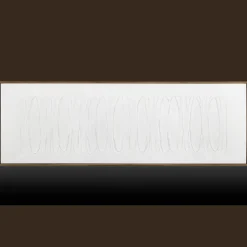 Online Bouclair Tone on Tone Embossed Abstract Oil Painting