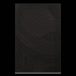 Discount Bouclair Tone on Tone Embossed Abstract Oil Painting