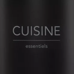 Outlet Bouclair Typography Black Utensils Jar