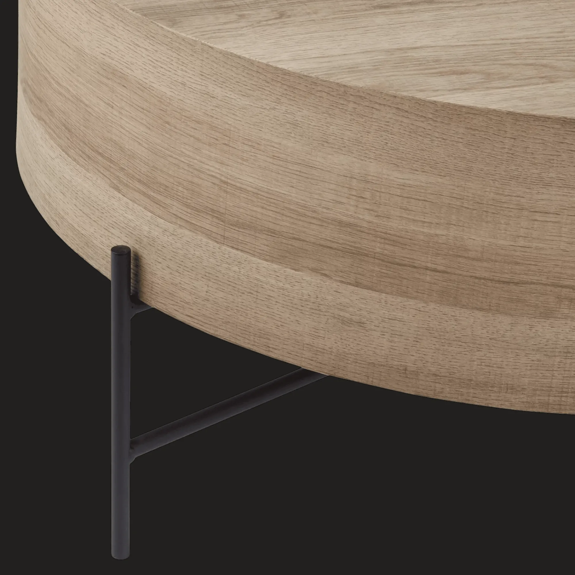 Sale Bouclair Veneer and Metal Coffee Table