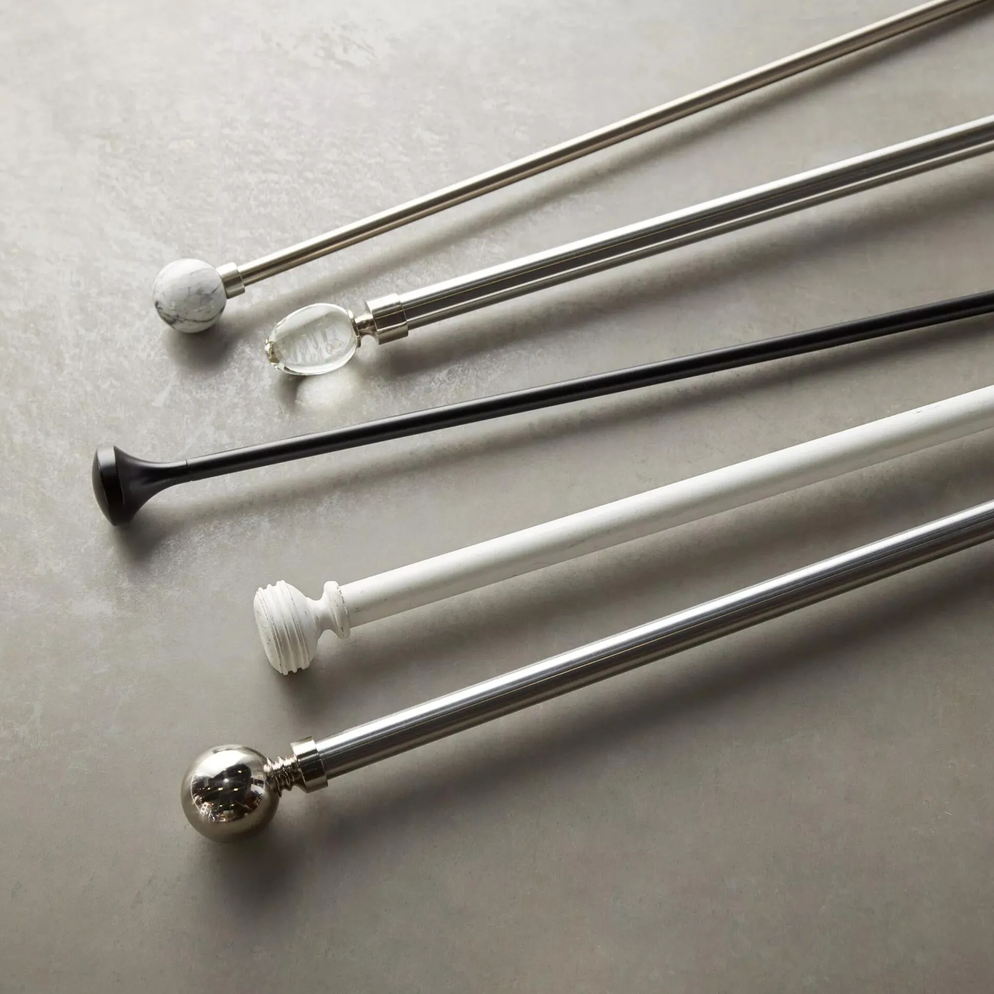 Best Bouclair Vintage Finish Curtain Rod Set - Diameter 25/28 mm