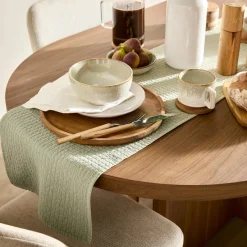 Online Bouclair Waffle Table Runner