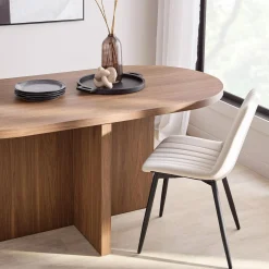 Discount Bouclair Walnut Dining Table
