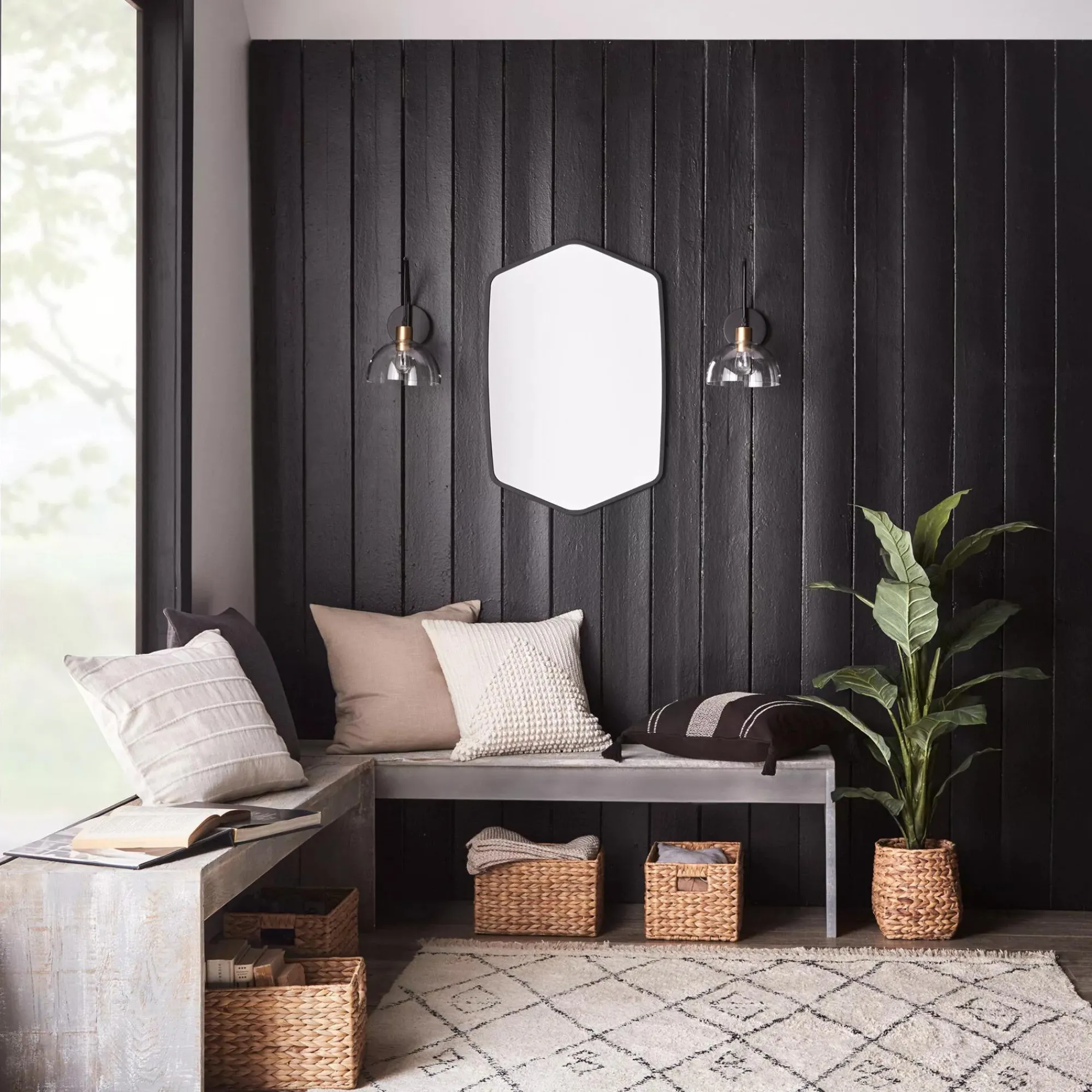 Online Bouclair Water Hyacinth Basket