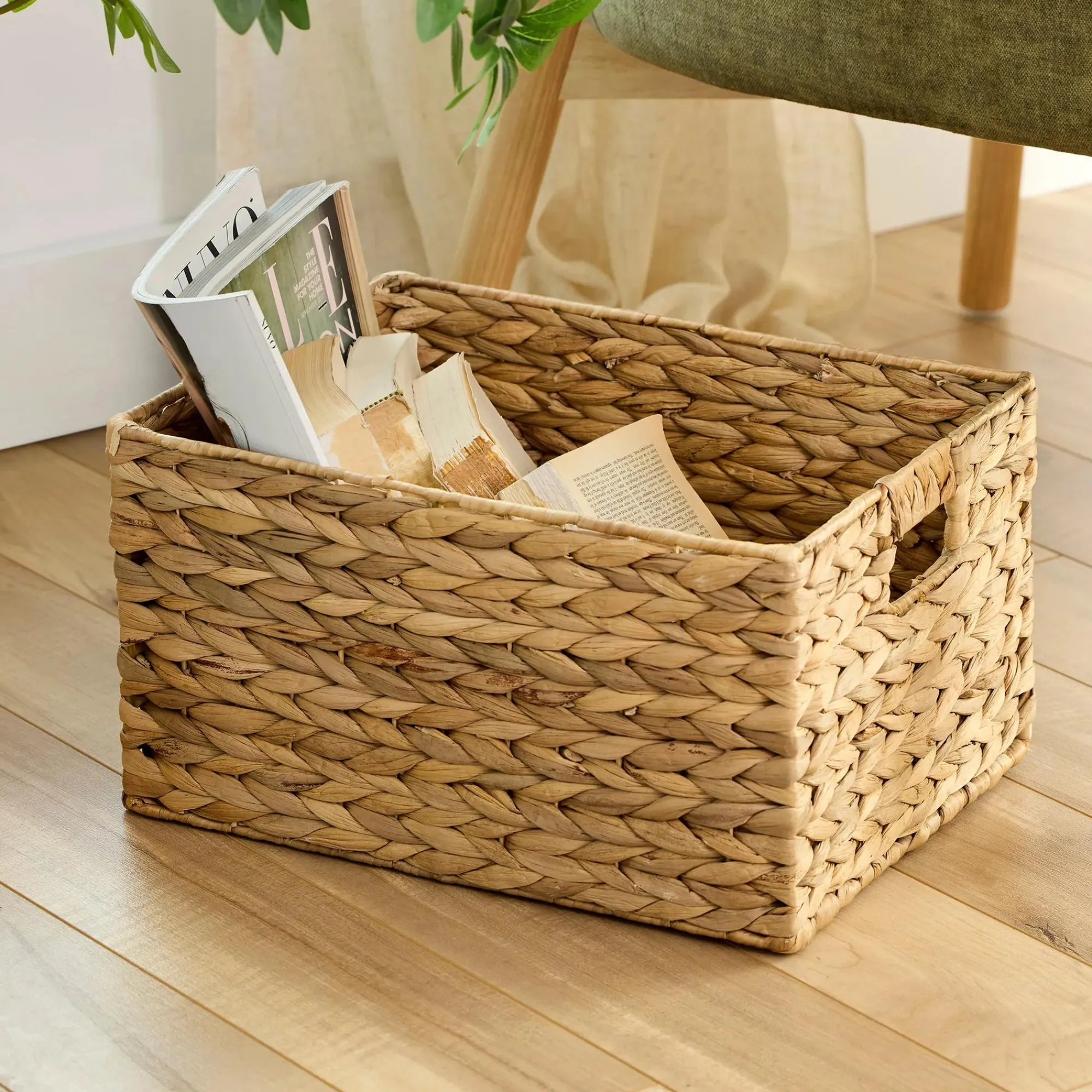Online Bouclair Water Hyacinth Basket