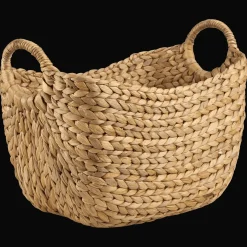 Sale Bouclair Water Hyacinth Basket with Handles