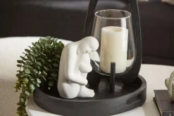 Clearance Bouclair Waterfall Eucalyptus in Black Pot