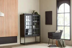 Clearance Bouclair Waterfall Eucalyptus in Black Pot