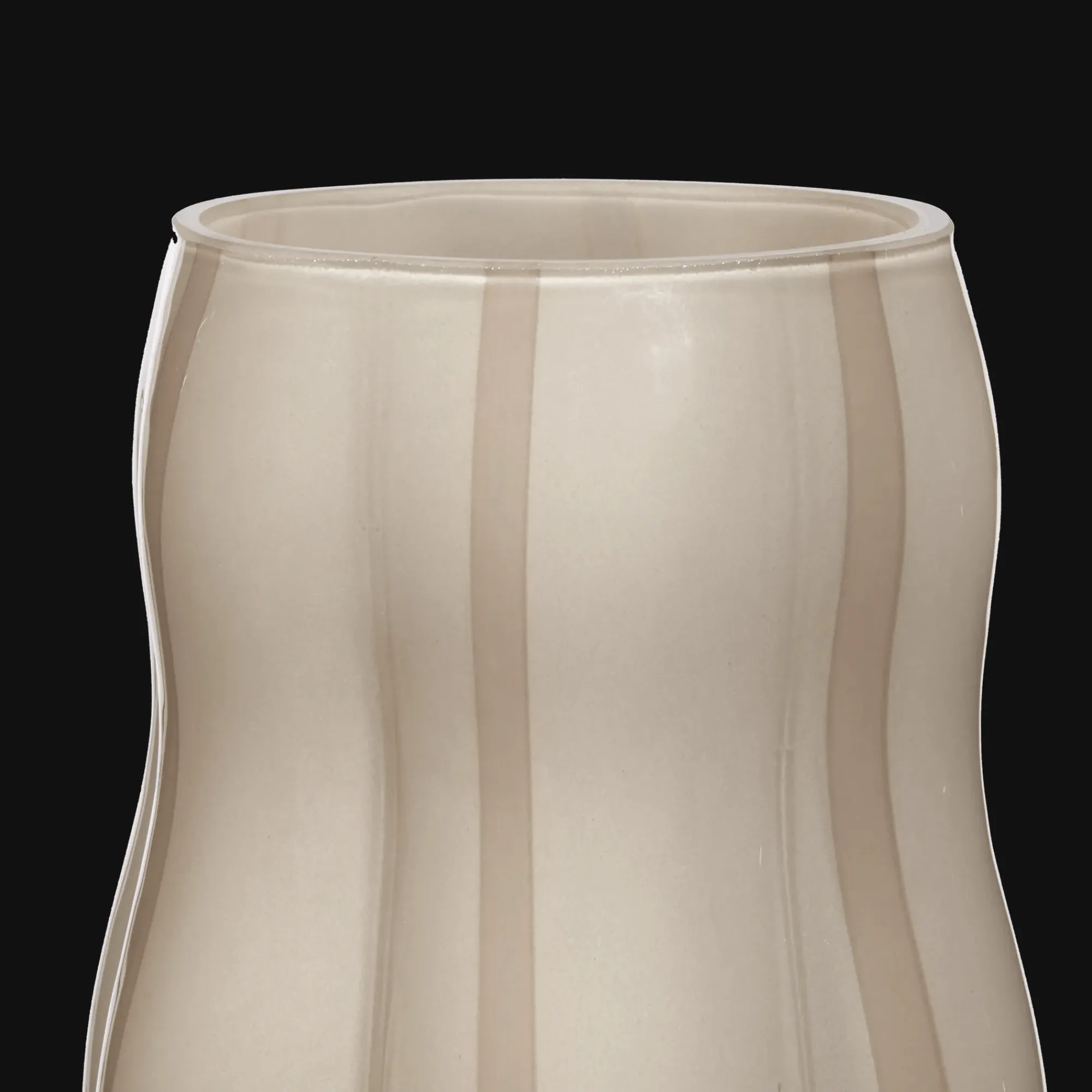 Outlet Bouclair Wavy Glass Vase