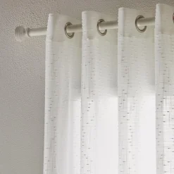 Bouclair White Aroona Sheer Curtain