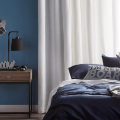 New Bouclair White Bunga Panel Curtain