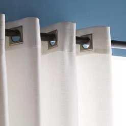 New Bouclair White Bunga Panel Curtain