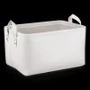 Bouclair White Chita Storage Basket with Handles