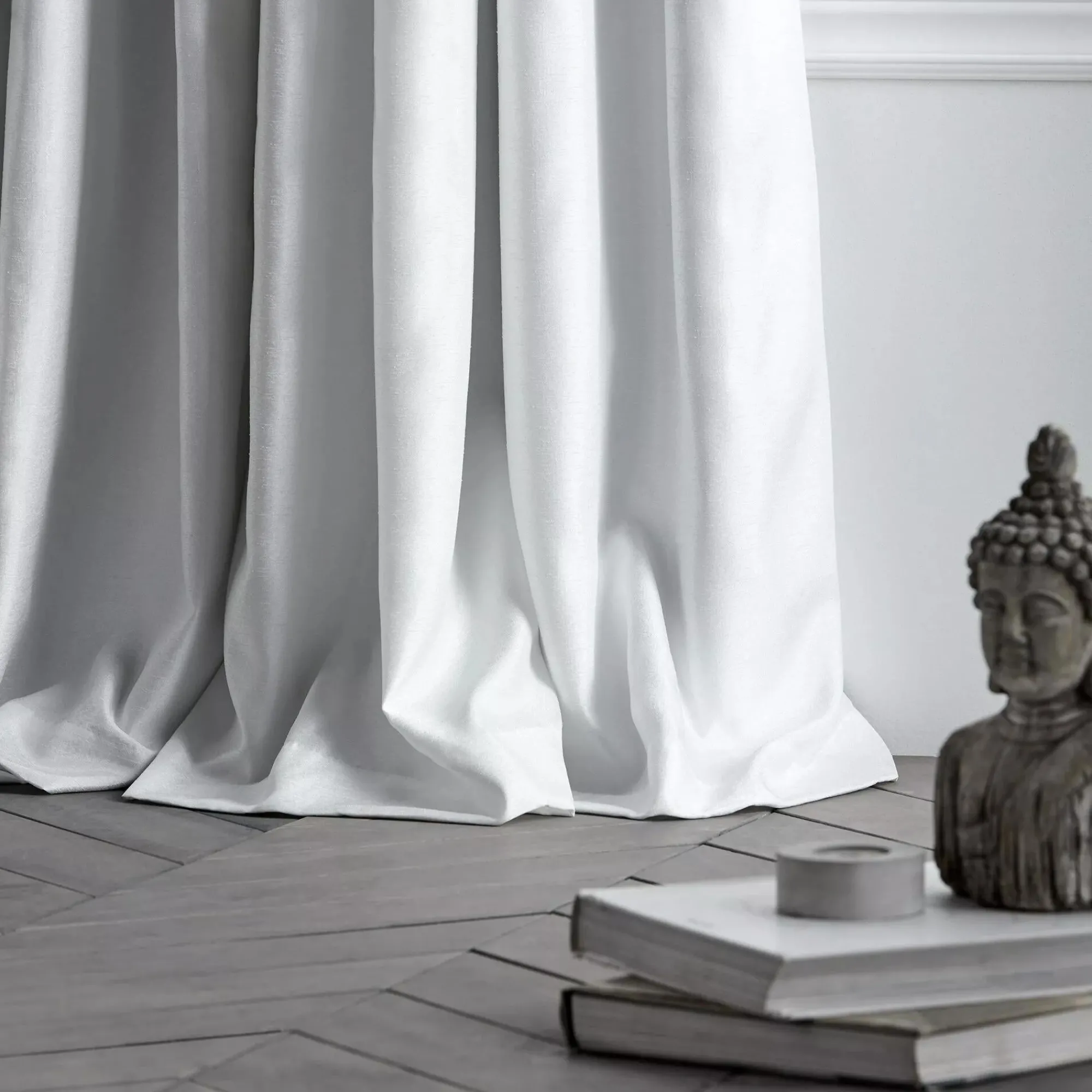 Sale Bouclair White Empire Blackout Curtain