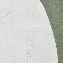 Best Bouclair White Form on Green Framed Art