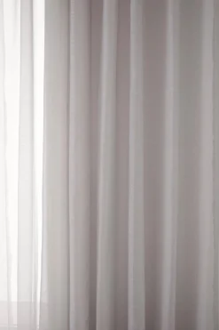 Bouclair White Kacha Sheer Curtain