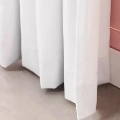 Online Bouclair White Kimia Blackout Curtain