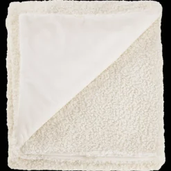 Online Bouclair White Kyra Plush Throw