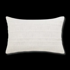 Best Bouclair White Lindy Lumbar Decorative Pillow